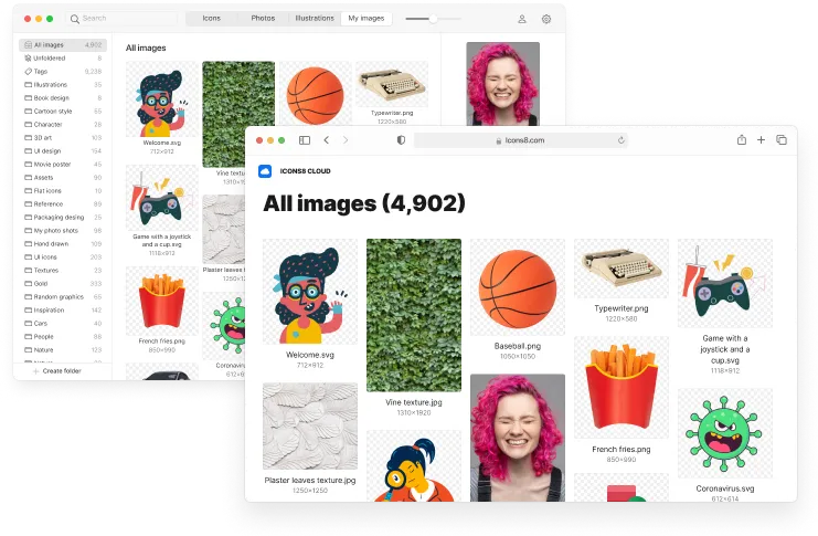 <b>Share</b> image, folder or the whole library via web link